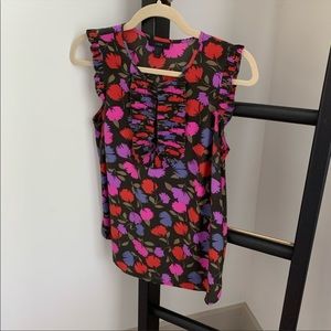 J Crew Ruffle Blouse